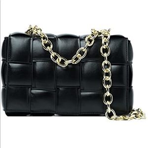 Cassette Chain Padded Crossbody Handbag